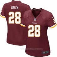 Camiseta NFL Game Mujer Washington Redskins Green Rojo