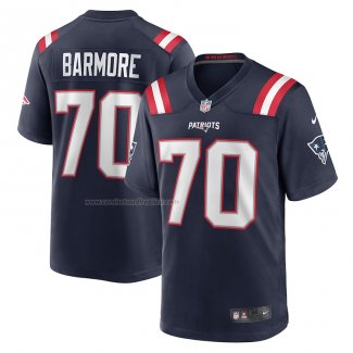 Camiseta NFL Game New England Patriots Christian Barmore Azul