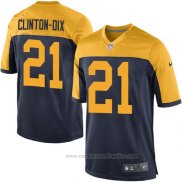 Camiseta NFL Game Nino Green Bay Packers Clinton Dix Negro Amarillo