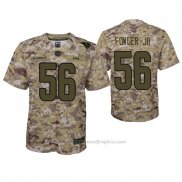 Camiseta NFL Game Nino Los Angeles Rams Dante Fowler Jr. Camuflaje 2018 Salute To Service