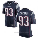 Camiseta NFL Game Nino New England Patriots Sheard Negro