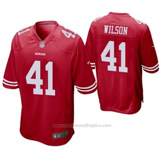 Camiseta NFL Game San Francisco 49ers Jeff Wilson Rojo