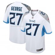 Camiseta NFL Game Tennessee Titans Eddie George Retired Blanco