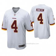 Camiseta NFL Game Washington Redskins Case Keenum Blanco