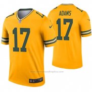 Camiseta NFL Legend Green Bay Packers 17 Davante Adams Inverted Oro