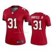 Camiseta NFL Legend Mujer Tampa Bay Buccaneers Antoine Winfield Jr. Rojo