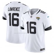 Camiseta NFL Limited Jacksonville Jaguars Trevor Lawrence Vapor F.U.S.E. Blanco