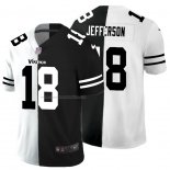 Camiseta NFL Limited Minnesota Vikings Jefferson White Black Split