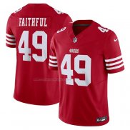 Camiseta NFL Limited San Francisco 49ers The Faithful Vapor F.U.S.E. Rojo