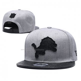 Gorra Detroit Lions 9FIFTY Snapback Gris Negro