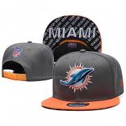 Gorra Miami Dolphins 9FIFTY Snapback Gris Naranja