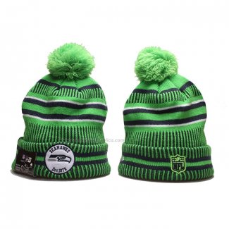 Gorro Beanie Seattle Seahawks 1976 Verde Azul