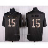 Camiseta NFL Anthracite Las Vegas Raiders Crabtree 2016 Salute To Service