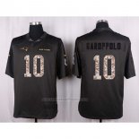 Camiseta NFL Anthracite New England Patriots Garoppolo 2016 Salute To Service