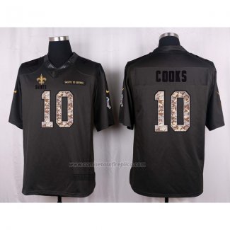 Camiseta NFL Anthracite New Orleans Saints Cooks 2016 Salute To Service