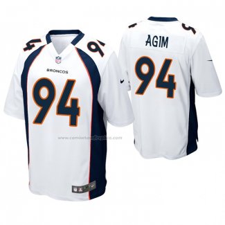 Camiseta NFL Game Denver Broncos 94 Mctelvin Agim Blanco