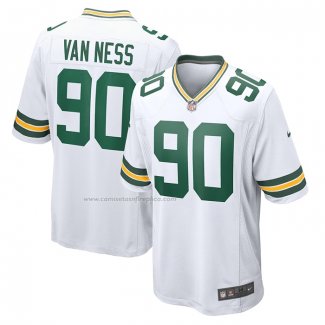 Camiseta NFL Game Green Bay Packers Lukas Van Ness Blanco