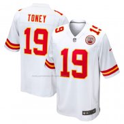 Camiseta NFL Game Kansas City Chiefs Kadarius Toney Blanco