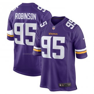 Camiseta NFL Game Minnesota Vikings Janarius Robinson Violeta