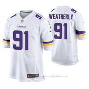 Camiseta NFL Game Minnesota Vikings Stephen Weatherly Blanco