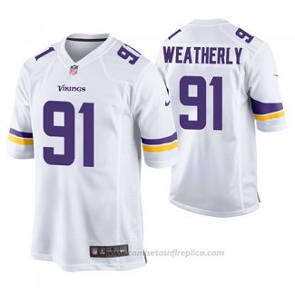 Camiseta NFL Game Minnesota Vikings Stephen Weatherly Blanco