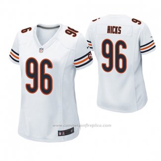 Camiseta NFL Game Mujer Chicago Bears Akiem Hicks Blanco