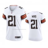 Camiseta NFL Game Mujer Cleveland Browns Denzel Ward 2020 Blanco