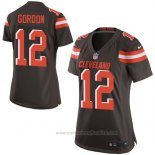 Camiseta NFL Game Mujer Cleveland Browns Gordon Marron