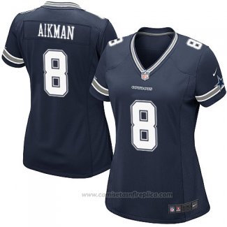 Camiseta NFL Game Mujer Dallas Cowboys Aikman Azul