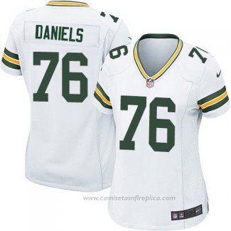 Camiseta NFL Game Mujer Green Bay Packers Daniels Blanco