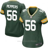 Camiseta NFL Game Mujer Green Bay Packers Peppers Verde Militar