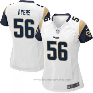 Camiseta NFL Game Mujer Los Angeles Rams Ayers Blanco