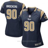 Camiseta NFL Game Mujer Los Angeles Rams Brockers Negro