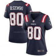 Camiseta NFL Game Mujer New England Patriots Gunner Olszewski Azul