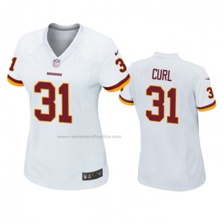 Camiseta NFL Game Mujer Washington Redskins Kamren Curl Blanco