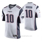 Camiseta NFL Game New England Patriots Josh Gordon Blanco