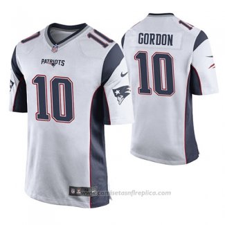 Camiseta NFL Game New England Patriots Josh Gordon Blanco