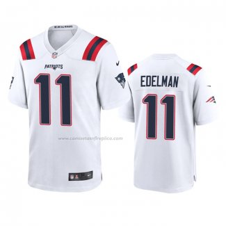 Camiseta NFL Game New England Patriots Julian Edelman 2020 Blanco