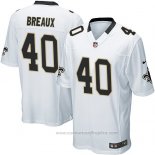 Camiseta NFL Game New Orleans Saints Breaux Blanco