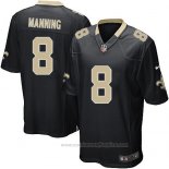 Camiseta NFL Game New Orleans Saints Manning Negro