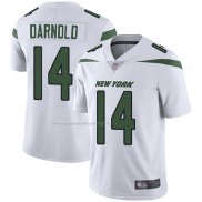 Camiseta NFL Game New York Jets 14 Sam Darnold Blanco