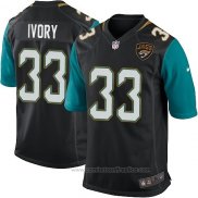 Camiseta NFL Game Nino Jacksonville Jaguars Ivory Negro