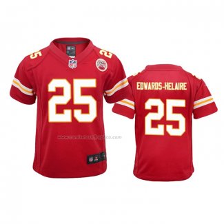 Camiseta NFL Game Nino Kansas City Chiefs Clyde Edwards Helaire Rojo