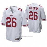 Camiseta NFL Game San Francisco 49ers Tevin Coleman Blanco