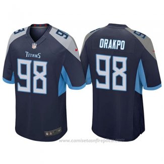 Camiseta NFL Game Tennessee Titans Brian Orakpo 2018 Azul