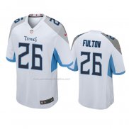 Camiseta NFL Game Tennessee Titans Kristian Fulton Blanco