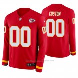 Camiseta NFL Kansas City Chiefs Personalizada Rojo Therma Manga Larga