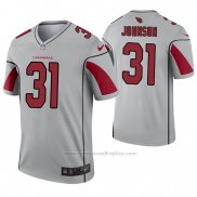 Camiseta NFL Legend Arizona Cardinals 31 David Johnson Inverted Gris