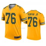 Camiseta NFL Legend Green Bay Packers Jon Runyan Jr. Inverted Oro