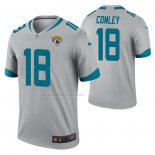 Camiseta NFL Legend Jacksonville Jaguars Chris Conley Inverted Gris